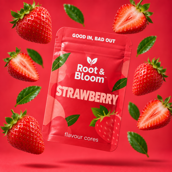 Strawberry flavored core