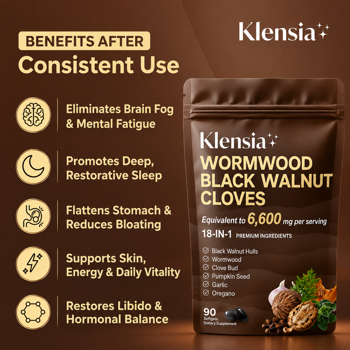 Wormwood Black Walnut Cloves
