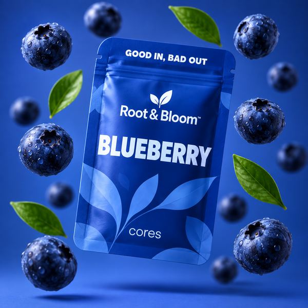 Blueberry flavored core